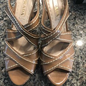 Prada sandal sling backs